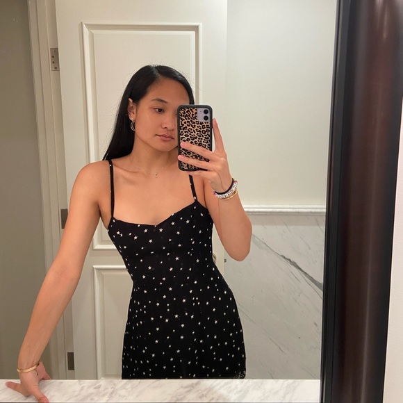 Reformation Lisa Mini Dress with Stars - Picture 7 of 9